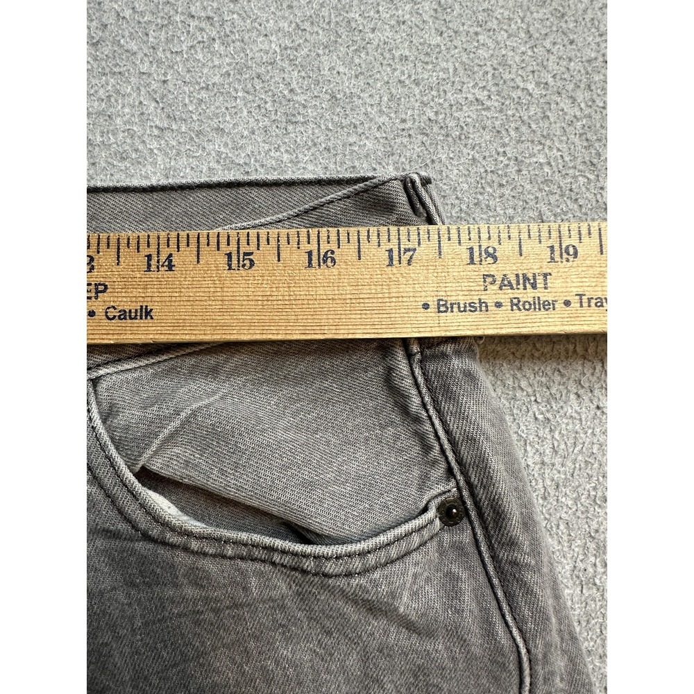 Levis 501 Jeans Mens 36x32 (34x30) Gray Straight Leg Button Fly Cotton Denim - Picture 8 of 16